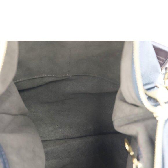 Louis Vuitton  Selene MM Mahina Leather Tote Shoulder Bag Black - Picture 11 of 16